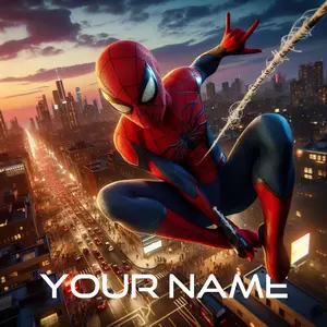 Spider Man poster3 HD Image Font Generator