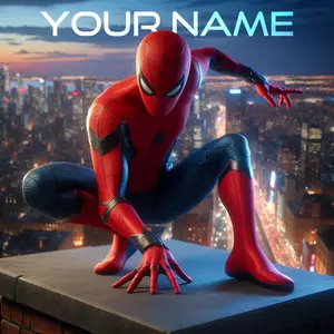 Spider Man poster6 HD Image Font Generator