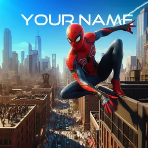 Spider Man poster7 HD Image Font Generator