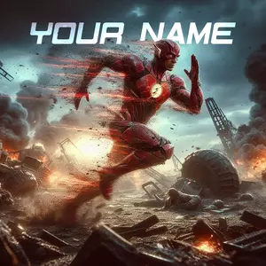 The Flash poster4 HD Image Font Generator